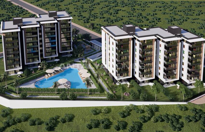 Stylish Properties with Unique City View in Antalya Kepez
