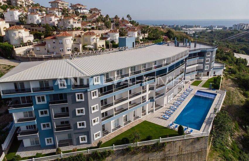 Alanya Kargıcak'ta Stay Suite Residence'ta 1 Yatak Odalı Daire 4