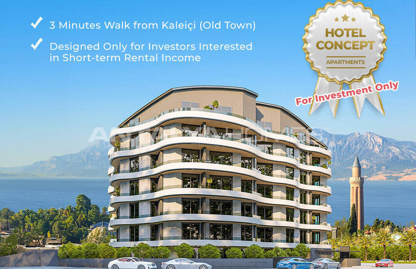 Investerings Lägenheter Nära Alla Huvudpunkter I Antalya Muratpasa