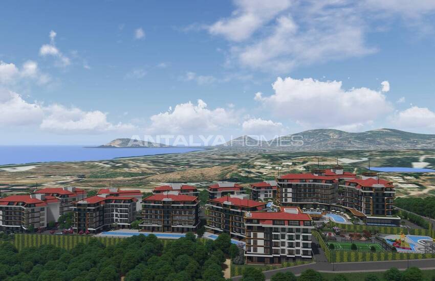 Väl Belägna Lägenheter Med Unik Utsikt I Alanya Kestel 23