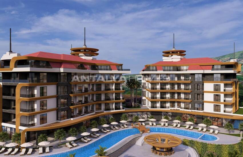 Väl Belägna Lägenheter Med Unik Utsikt I Alanya Kestel 5