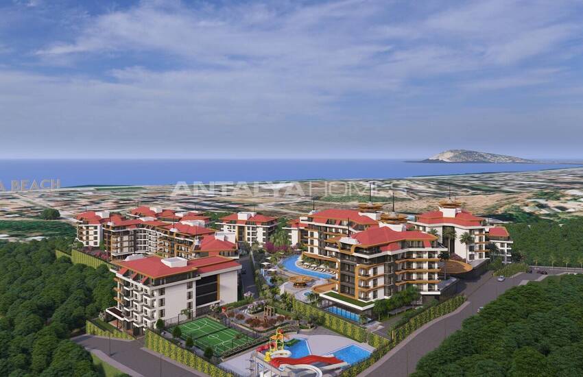 Alanya Kestel'de İyi Konumda Eşsiz Manzaralı Daireler 8