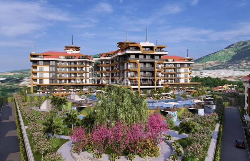 Alanya Kestel'de İyi Konumda Eşsiz Manzaralı Daireler 2
