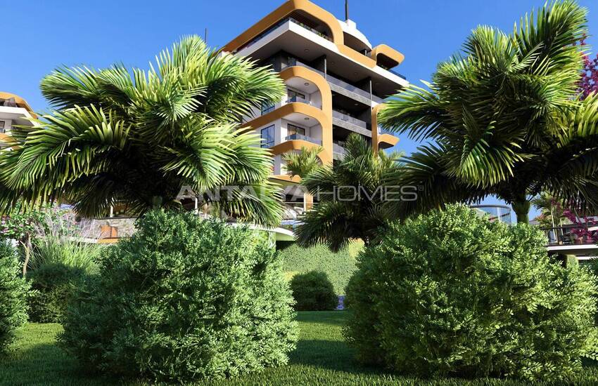 Alanya Kestel'de İyi Konumda Eşsiz Manzaralı Daireler 20