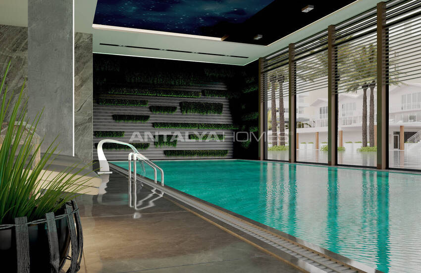 Alanya Kestel'de İyi Konumda Eşsiz Manzaralı Daireler 32