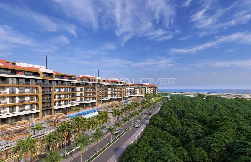 Goed Gelegen Appartementen Met Uniek Uitzicht In Alanya Kestel 7