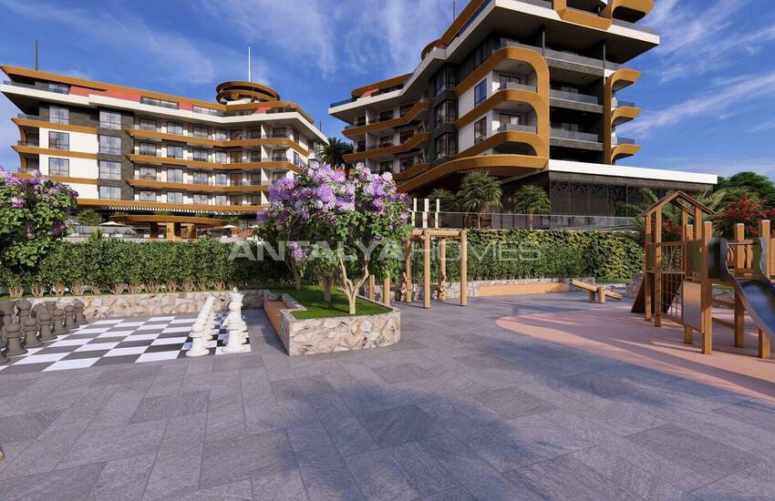 Goed Gelegen Appartementen Met Uniek Uitzicht In Alanya Kestel 16