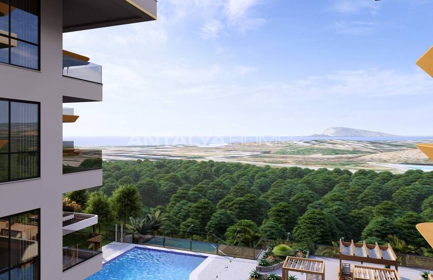 Goed Gelegen Appartementen Met Uniek Uitzicht In Alanya Kestel 21