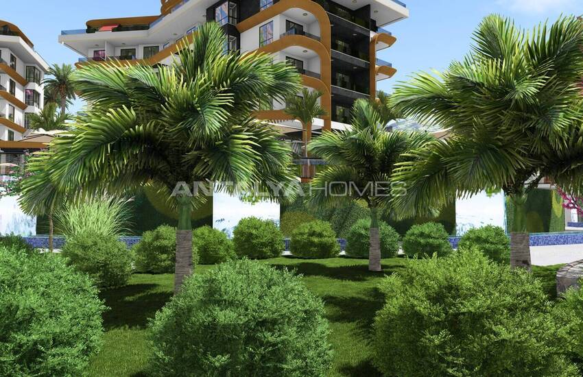 Alanya Kestel'de İyi Konumda Eşsiz Manzaralı Daireler 18