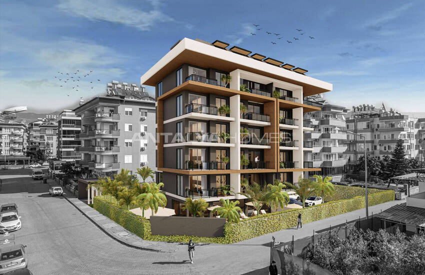 Alanya'da Havuzlu ve Bahçeli Sitede Ferah Daireler 1