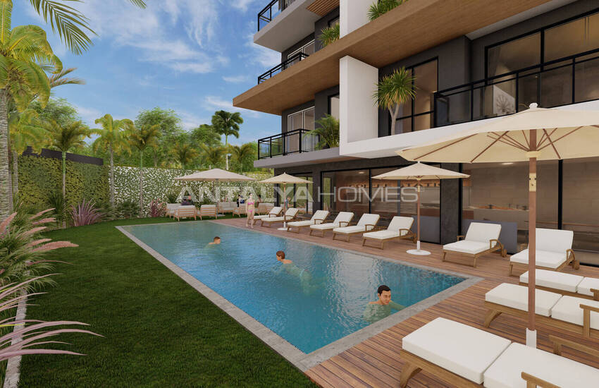 Appartements Spacieux En Complexe Avec Piscine Et Jardin À Alanya 3