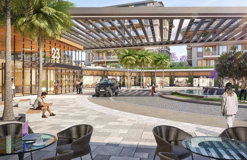 Flats in a Complex with Rich Amenities in Oba Alanya 10