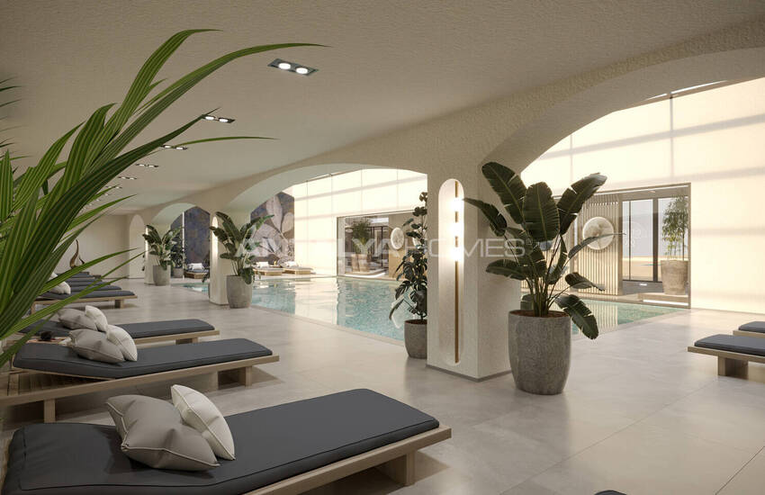 Flats in a Complex with Rich Amenities in Oba Alanya 11