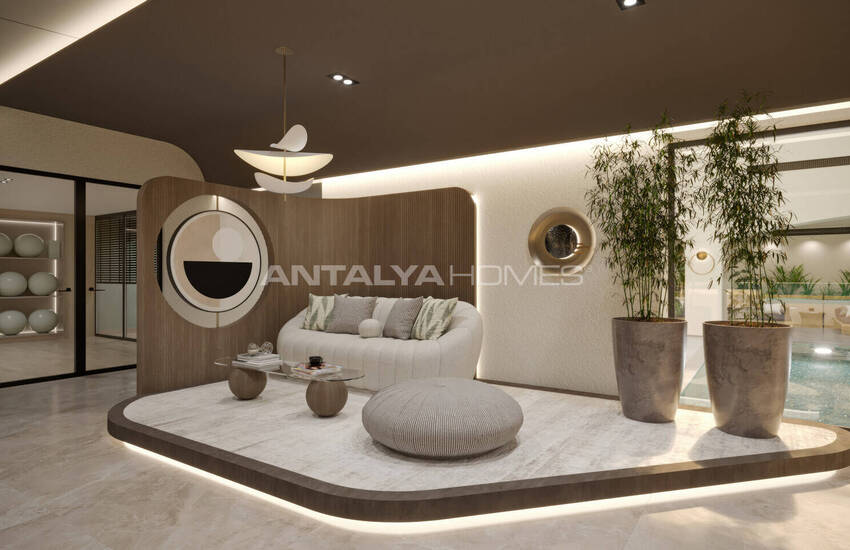 Flats in a Complex with Rich Amenities in Oba Alanya 24