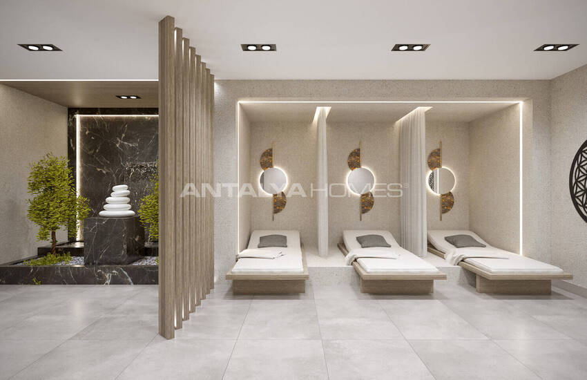 Flats in a Complex with Rich Amenities in Oba Alanya 20