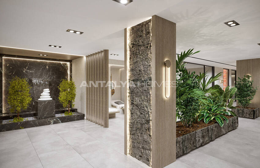 Flats in a Complex with Rich Amenities in Oba Alanya 19