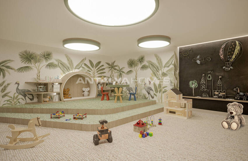 Flats in a Complex with Rich Amenities in Oba Alanya 23