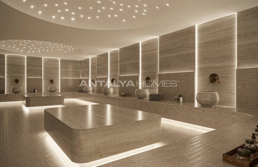 Flats in a Complex with Rich Amenities in Oba Alanya 13