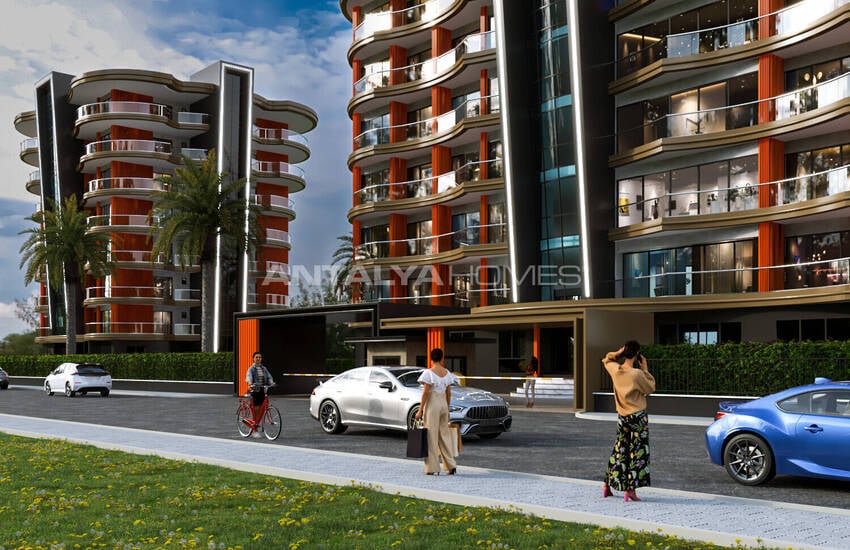 Naturutsikt Lägenheter I Ett Komplex Med Bekvämligheter I Alanya 1