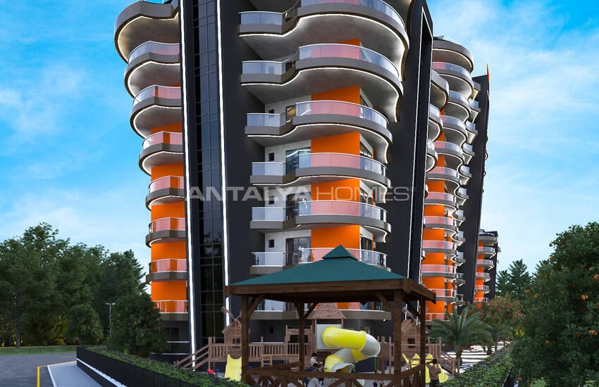 Naturutsikt Lägenheter I Ett Komplex Med Bekvämligheter I Alanya 5