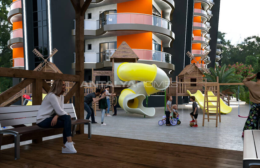 شقق مطلة على الطبيعة في مجمع مع المرافق الاجتماعية في ألانيا 4