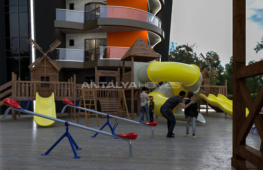 شقق مطلة على الطبيعة في مجمع مع المرافق الاجتماعية في ألانيا 6