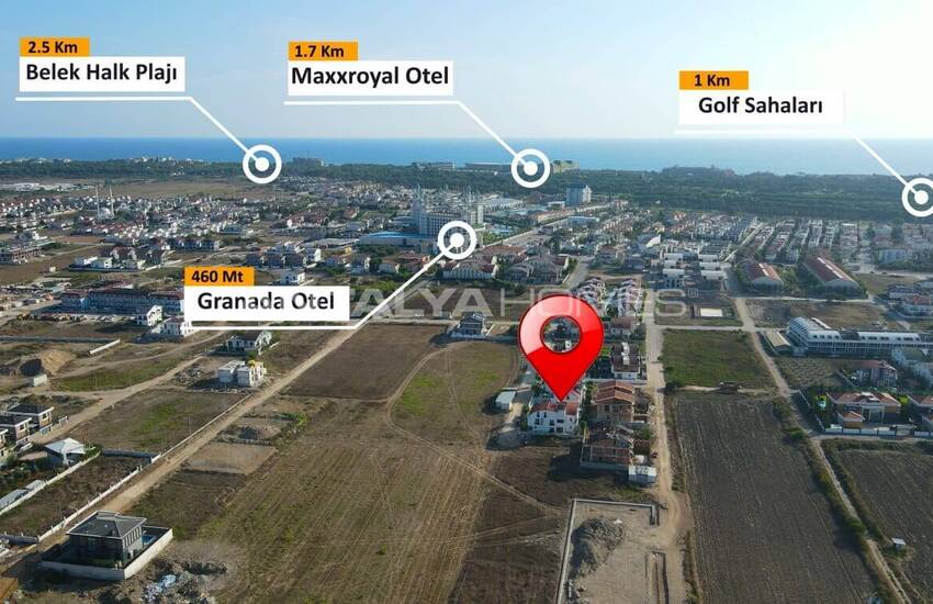 Antalya Belek'te Golf Sahalarına Yakın Taşınmaya Hazır Daire 7