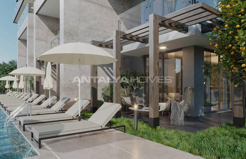 Duplex Lägenheter I Ett Komplex Nära Bekvämligheter I Alanya 3