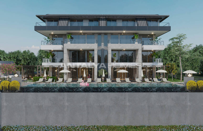 Duplex Lägenheter I Ett Komplex Nära Bekvämligheter I Alanya 6