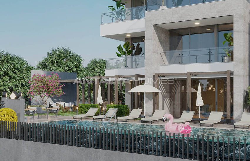 Duplex Lägenheter I Ett Komplex Nära Bekvämligheter I Alanya 1