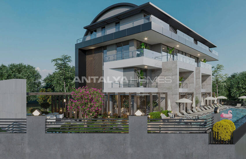 Duplex Lägenheter I Ett Komplex Nära Bekvämligheter I Alanya 8