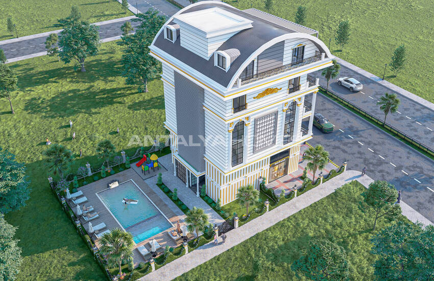 Appartementen Met Zee- En Stadzicht In Een Complex In Alanya 1