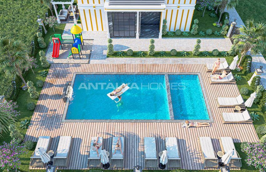 Alanya'da Olanaklara Yakın Deniz ve Şehir Manzaralı Daireler 5