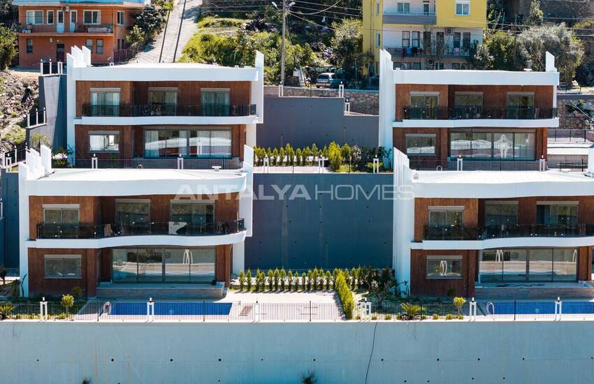 خانه های مستقل با استخر خصوصی در آلانیا ترکیه