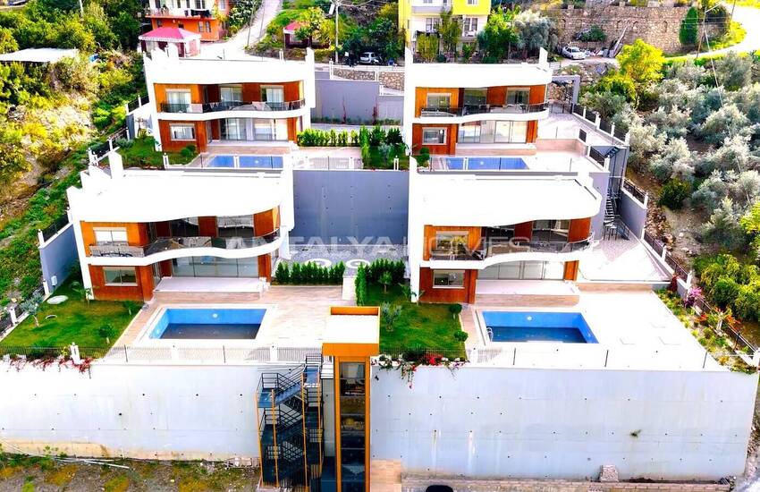 Detached Houses with Private Pools in Alanya Turkey 2
