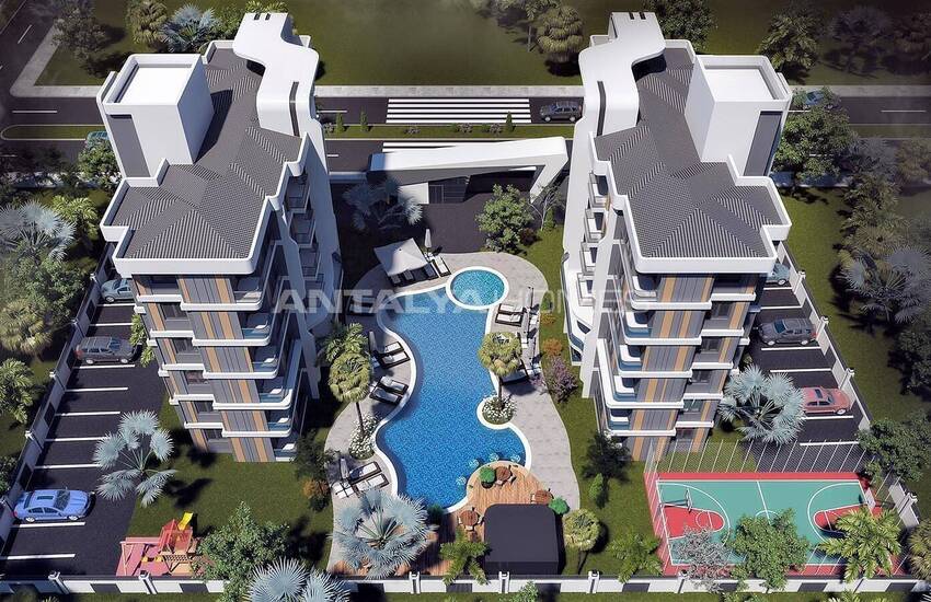 1-bedroom Flat in a Complex with Pool in Altintas Aksu