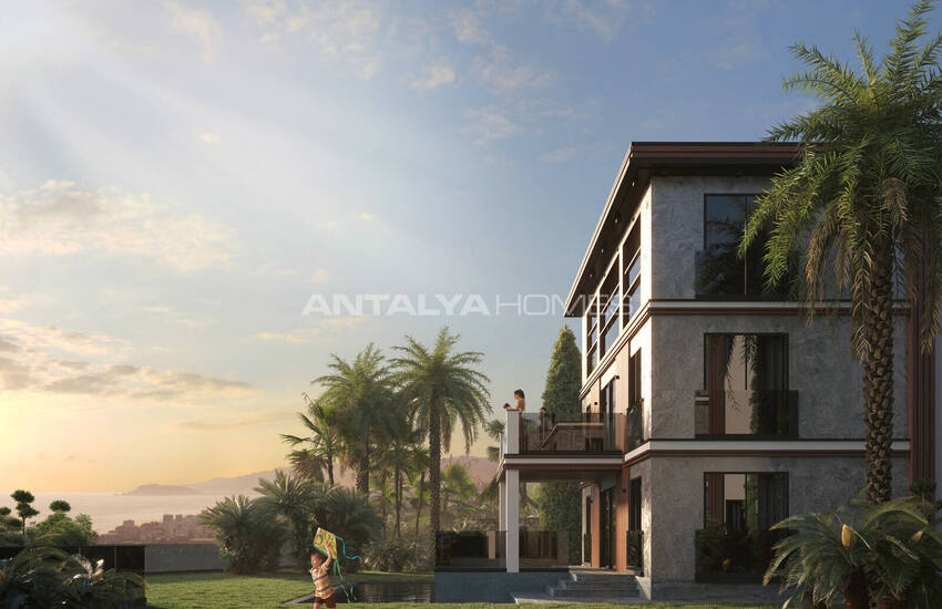 Detached Houses with City Views in Kargıcak Alanya 4