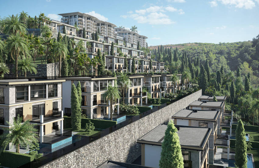 Detached Houses with City Views in Kargıcak Alanya 3