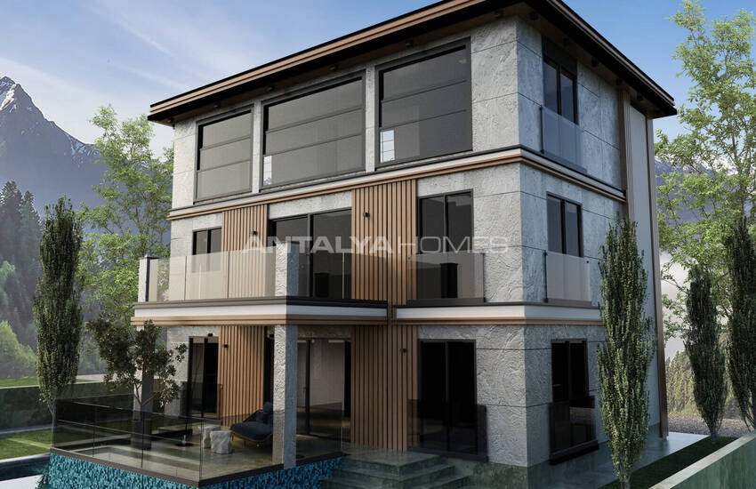 Detached Houses with City Views in Kargıcak Alanya 8