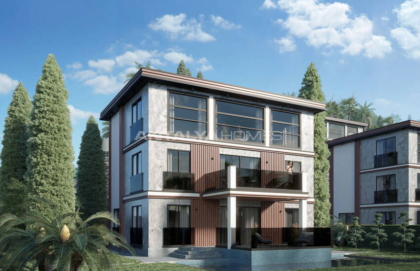 Detached Houses with City Views in Kargıcak Alanya 7