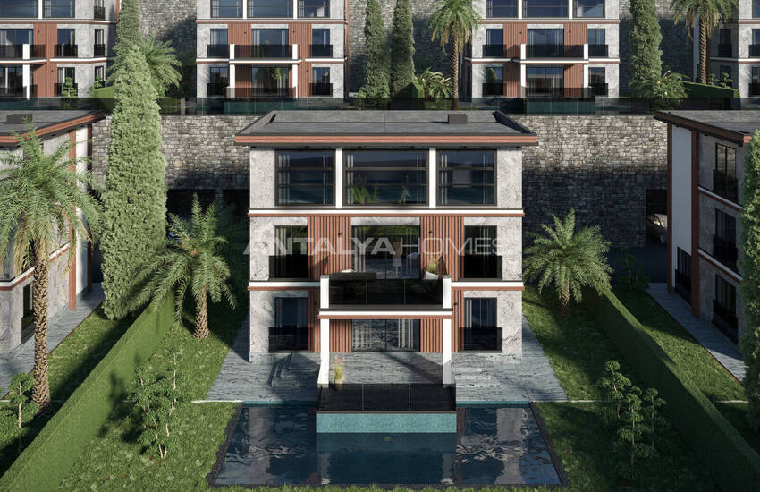 Detached Houses with City Views in Kargıcak Alanya 5