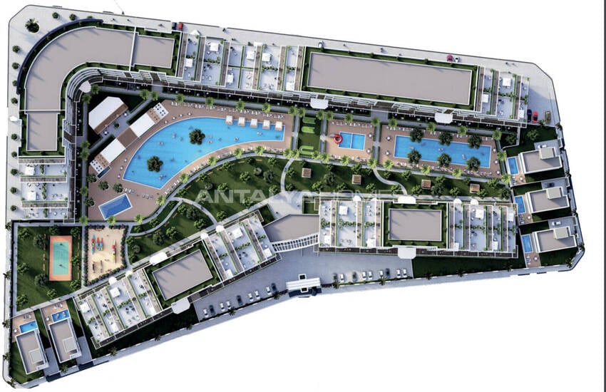 Investitionswohnungen In Einem Komplex Mit Pool In Antalya Altintas 2