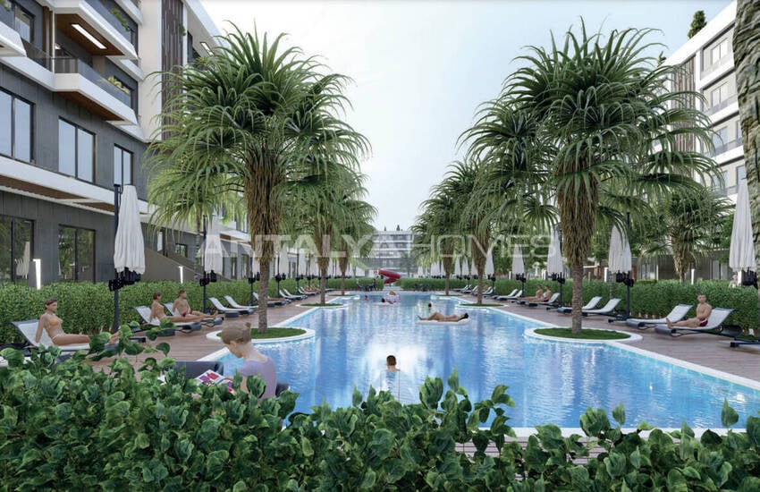 Investitionswohnungen In Einem Komplex Mit Pool In Antalya Altintas 4