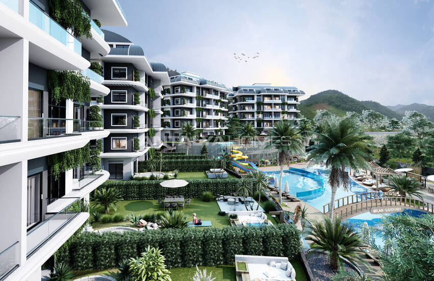 Lägenheter Med Bergsutsikt I Ett Projekt I Kargicak Alanya 8