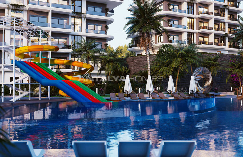 Alanya Kargıcak'ta Otel Konseptli Projede Dağ Manzaralı Daireler 5