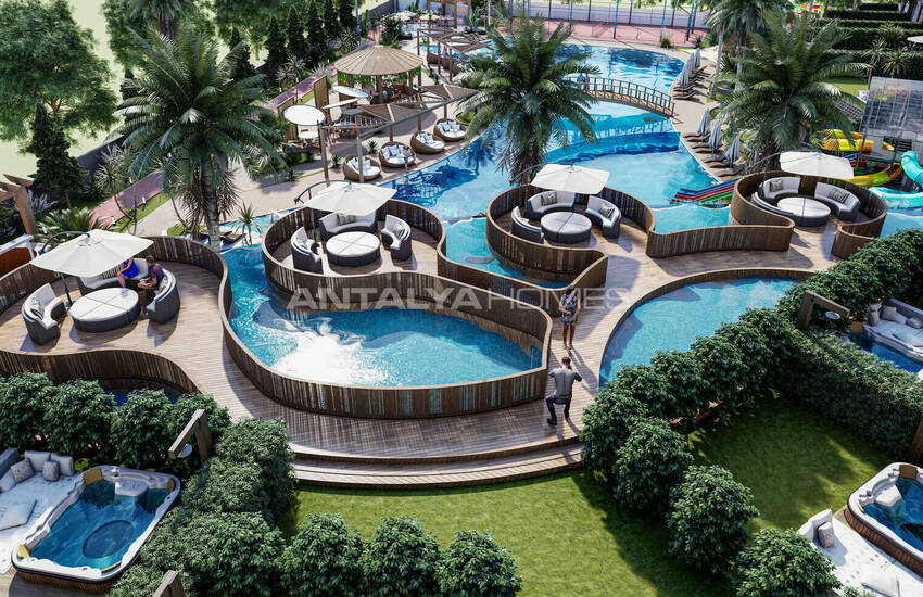 Alanya Kargıcak'ta Otel Konseptli Projede Dağ Manzaralı Daireler 9