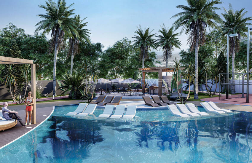 Alanya Kargıcak'ta Otel Konseptli Projede Dağ Manzaralı Daireler 10