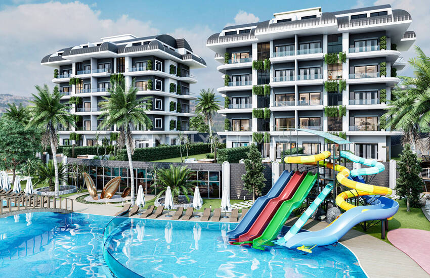 Alanya Kargıcak'ta Otel Konseptli Projede Dağ Manzaralı Daireler 4