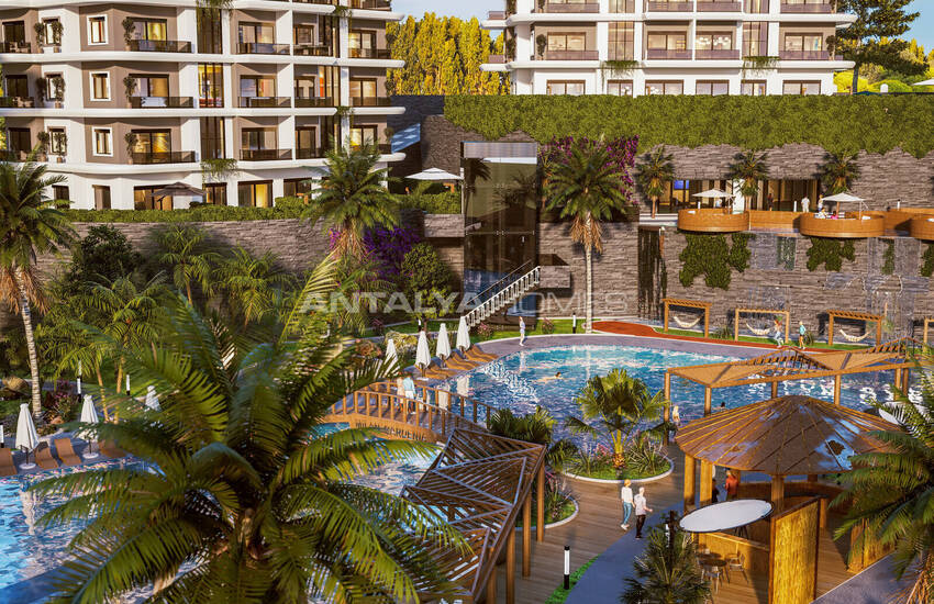 Lägenheter Med Bergsutsikt I Ett Projekt I Kargicak Alanya 7