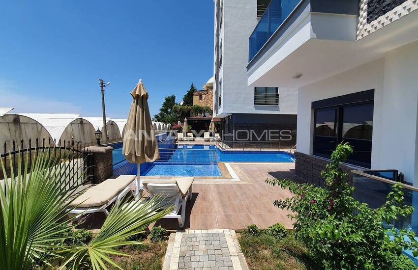 Fertige Wohnungen In Einem Komplex Mit Pool In Mahmutlar Alanya 2